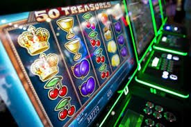 Ilustrasi permainan slot dengan gulungan dan simbol warna-warni di tokogacor
